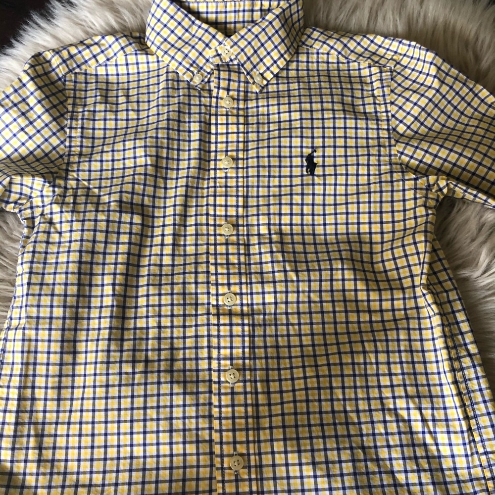 Boys Ralph Lauren long sleeve button down shirt